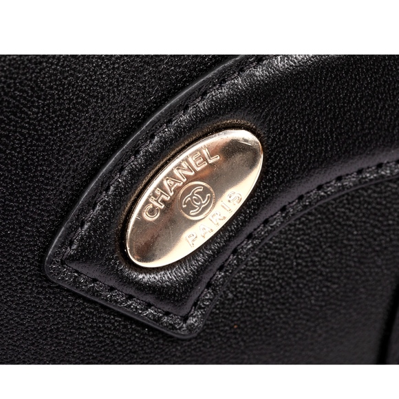 CHANEL Lambskin CC Mania Waist Belt Bag Black - Picture 6 of 8